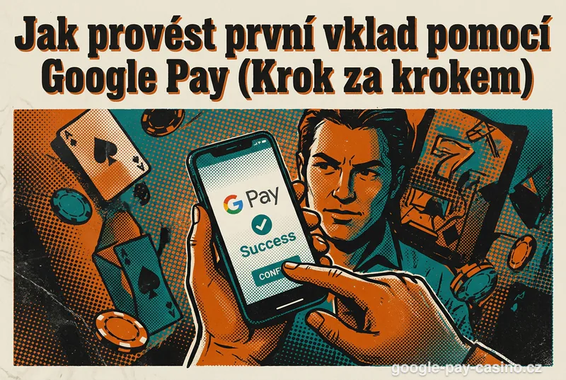 Jak provést první vklad pomocí Google Pay (Krok za krokem)